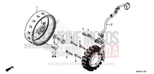 GENERATRICE CBR500RAH de 2017